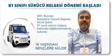 B1 Sınıfı Sürücü Belgesi Zorunluluğu Resmen Başladı
